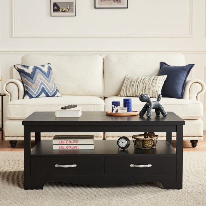 The Twillery Co.® Hulett Coffee Table with Storage & Reviews | Wayfair